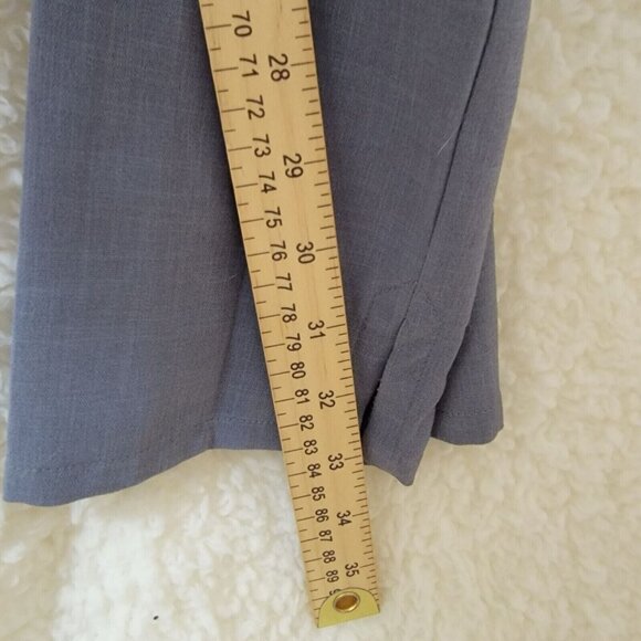 Banana Republic Casual Pants‎ Womens 10 Gray 28X32 High rise Wide Leg Pockets - Picture 8 of 9